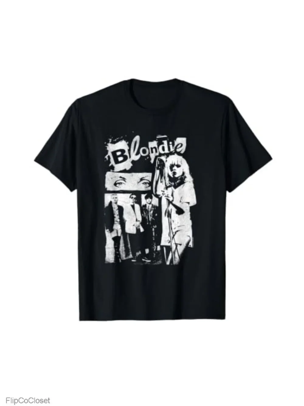 Vintage Punk Band Graphic Tee Classic Fit Short Sleeve